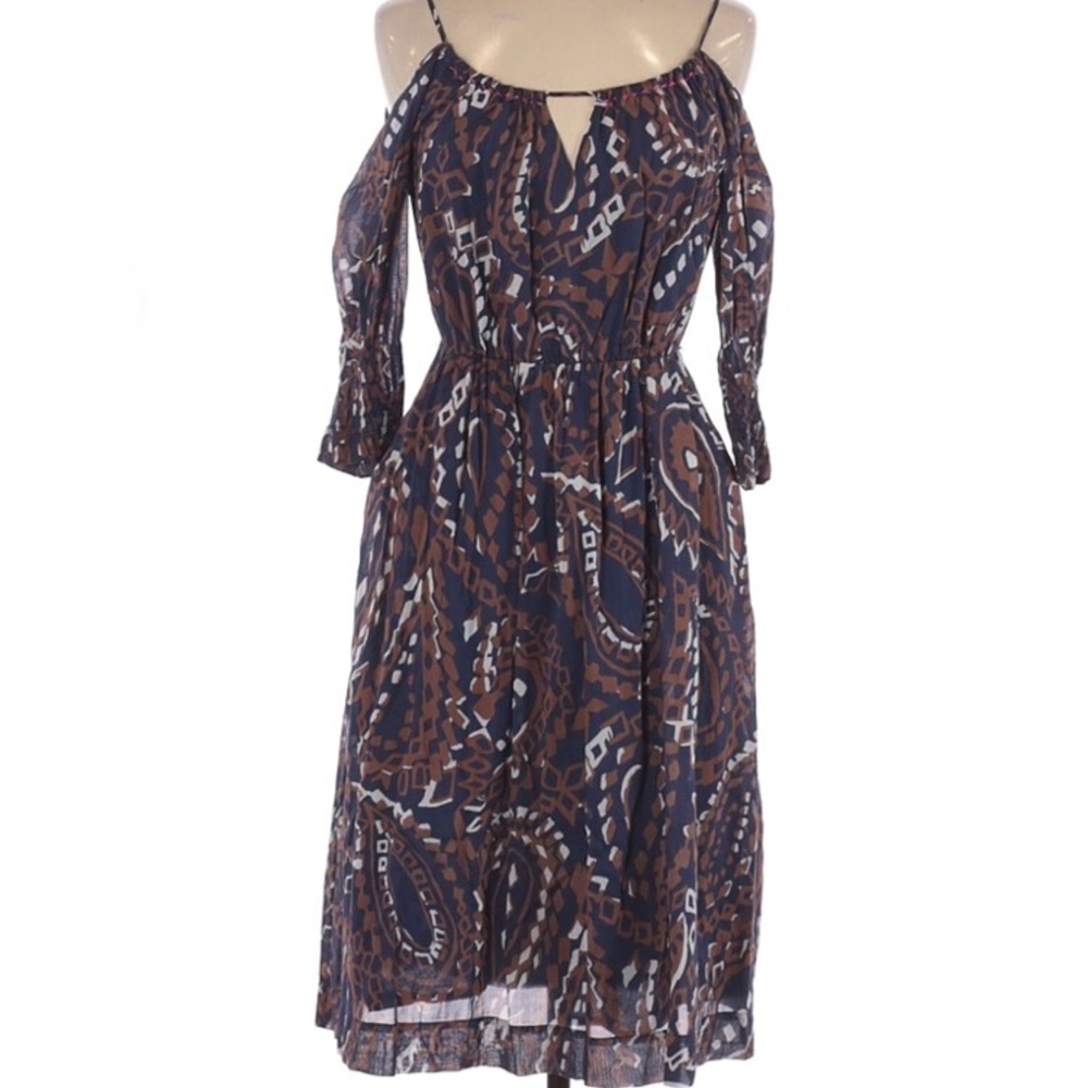 Anthropologie Vanessa Virginia Brown Dress Size 2
